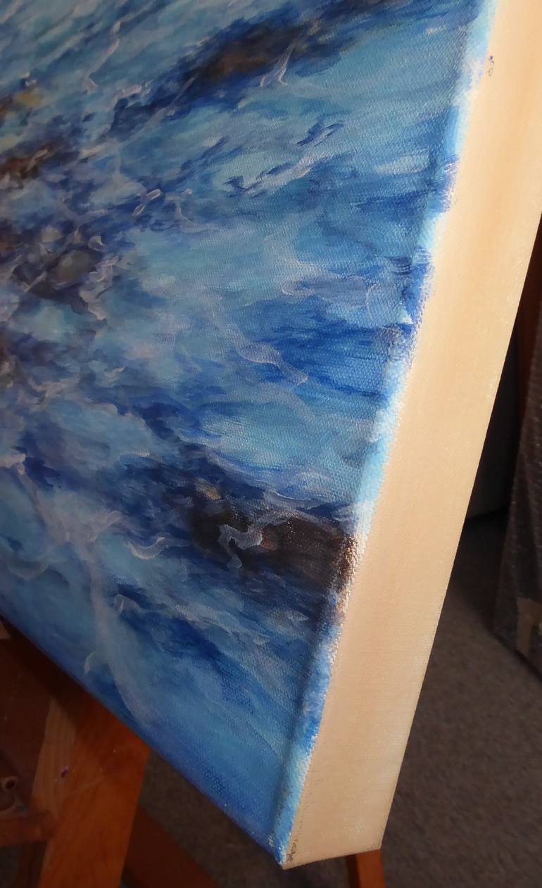 Original Modernism Seascape Painting by Christine Oster