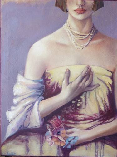 Original Figurative Women Paintings by Christine Oster