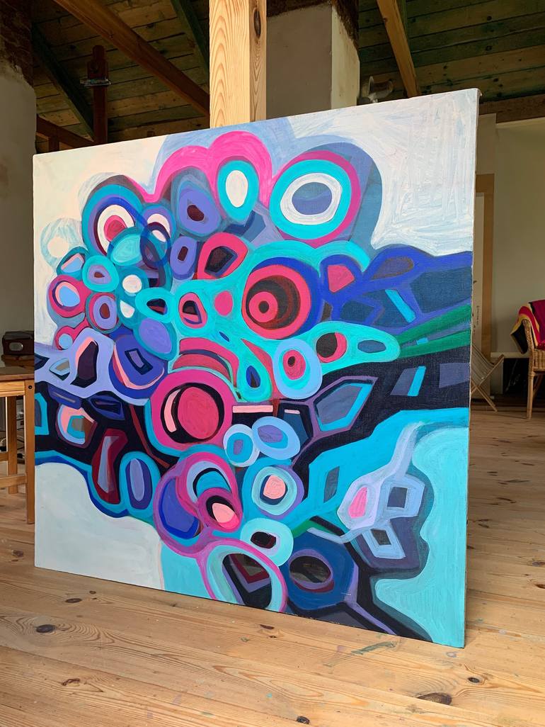 Original Abstract Painting by Joanna Pongowska