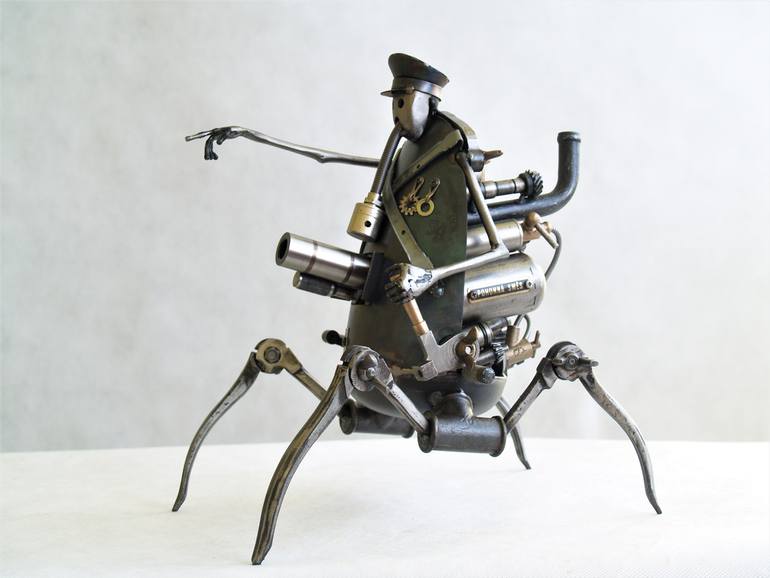 Original Abstract Humor Sculpture by Tomas Vitanovsky