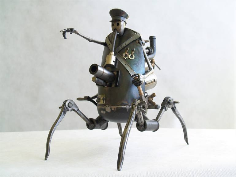 Original Abstract Humor Sculpture by Tomas Vitanovsky