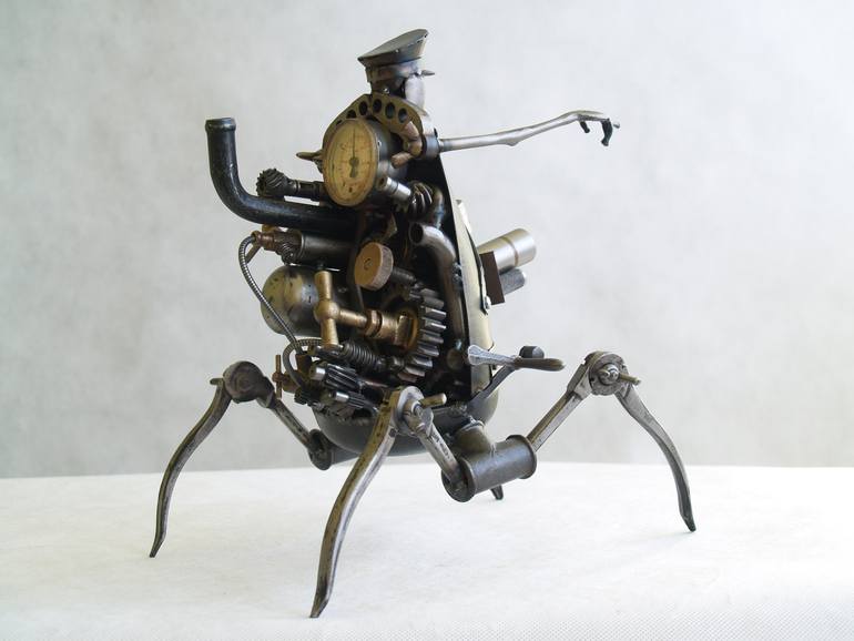 Original Abstract Humor Sculpture by Tomas Vitanovsky
