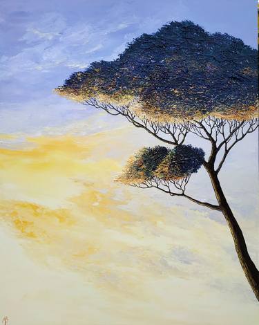 Print of Abstract Expressionism Tree Paintings by Magali Blandin