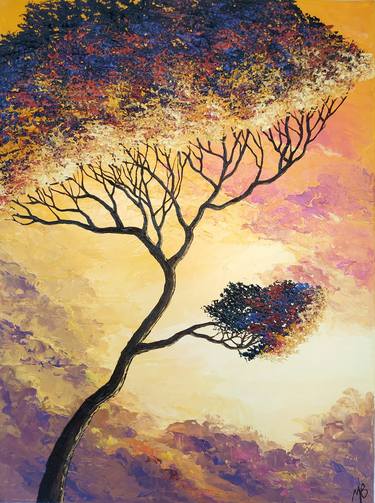 Print of Tree Paintings by Magali Blandin
