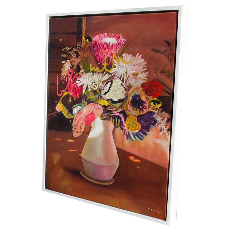 Original Floral Painting by Joshua Benmore