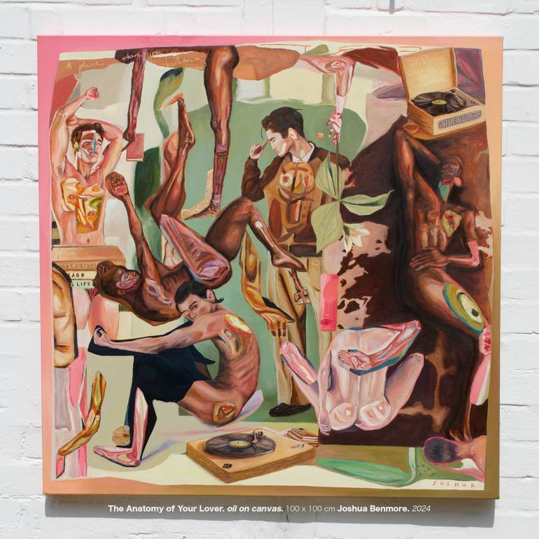 Original Figurative Men Painting by Joshua Benmore