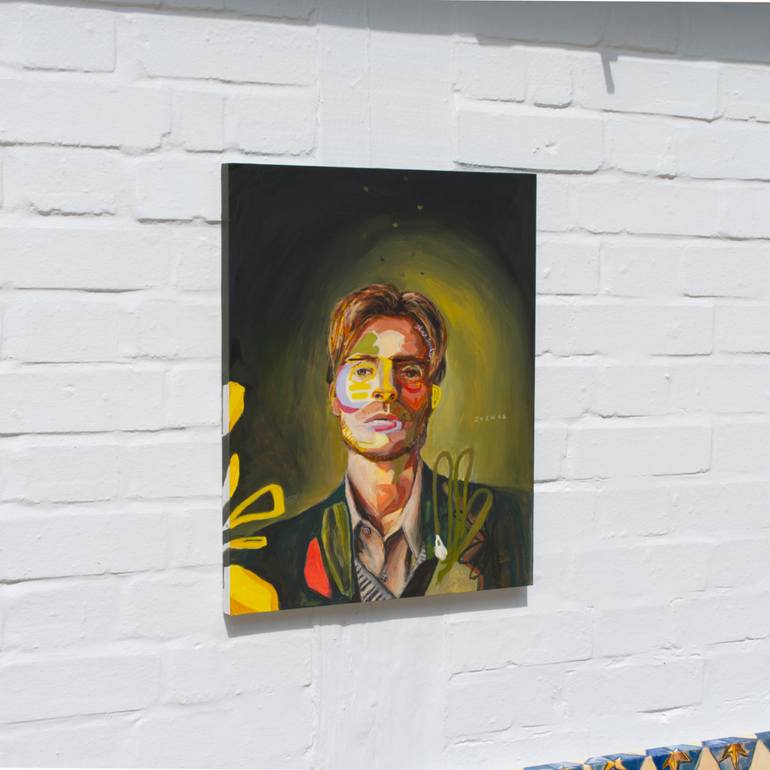 Original Figurative Men Painting by Joshua Benmore