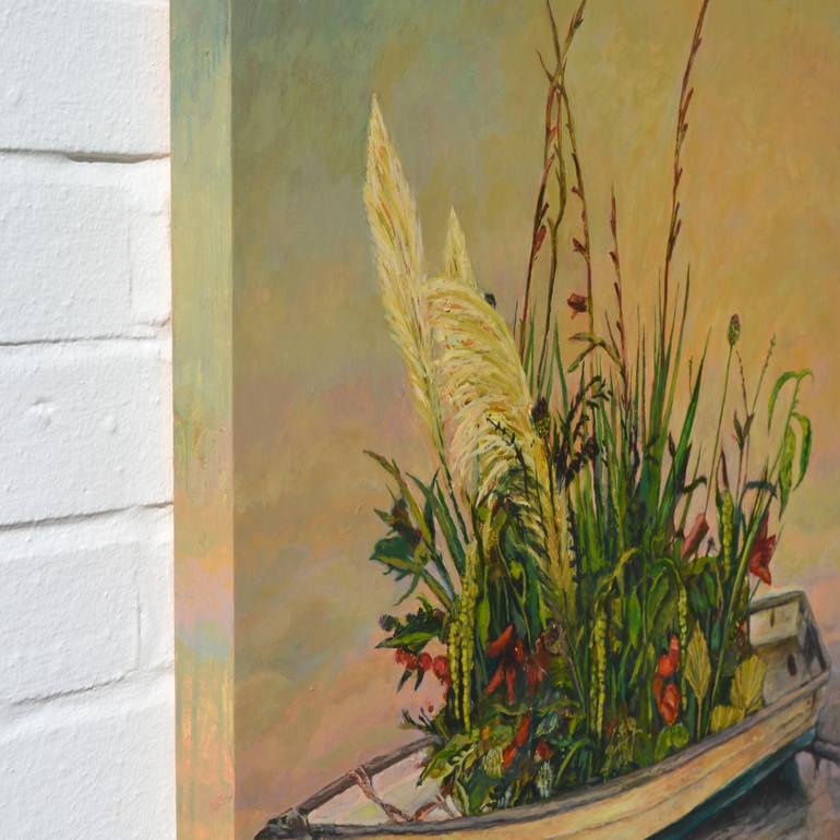 Original Contemporary Boat Painting by Joshua Benmore
