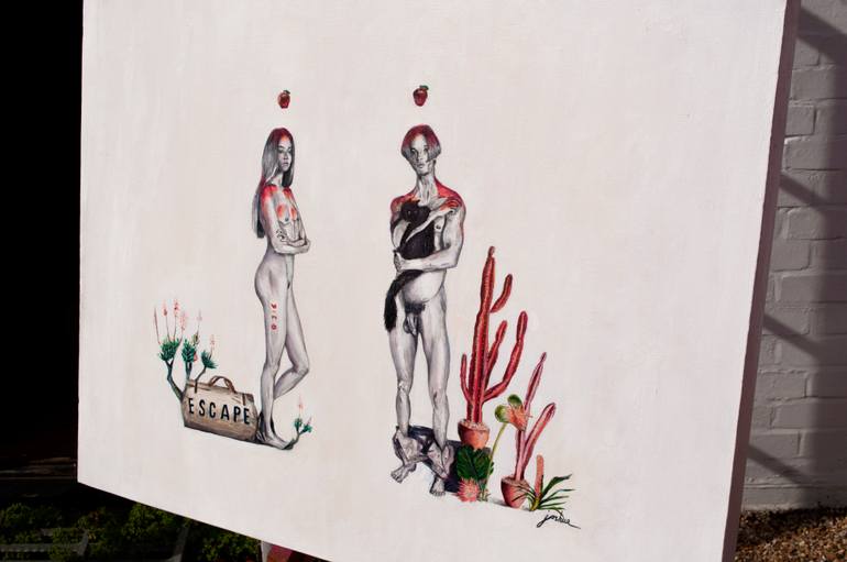 Original Conceptual People Painting by Joshua Benmore