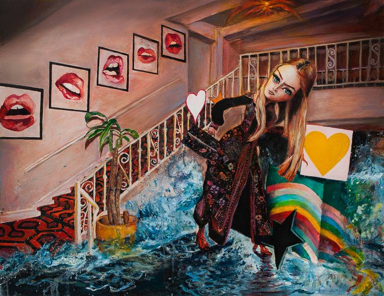 Print of Surrealism Fashion Paintings by Joshua Benmore