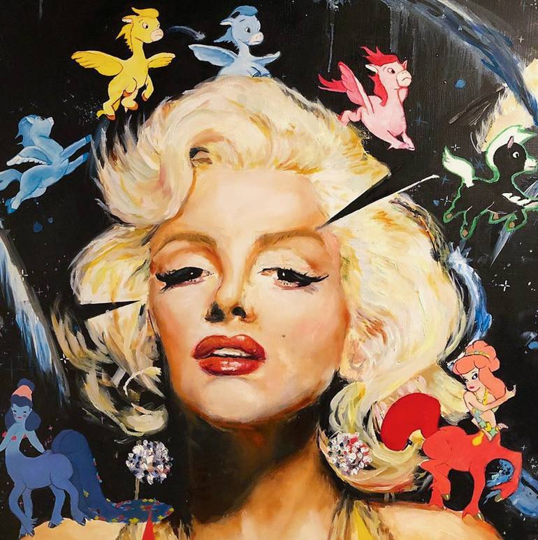 Original Pop Culture/Celebrity Painting by Joshua Benmore