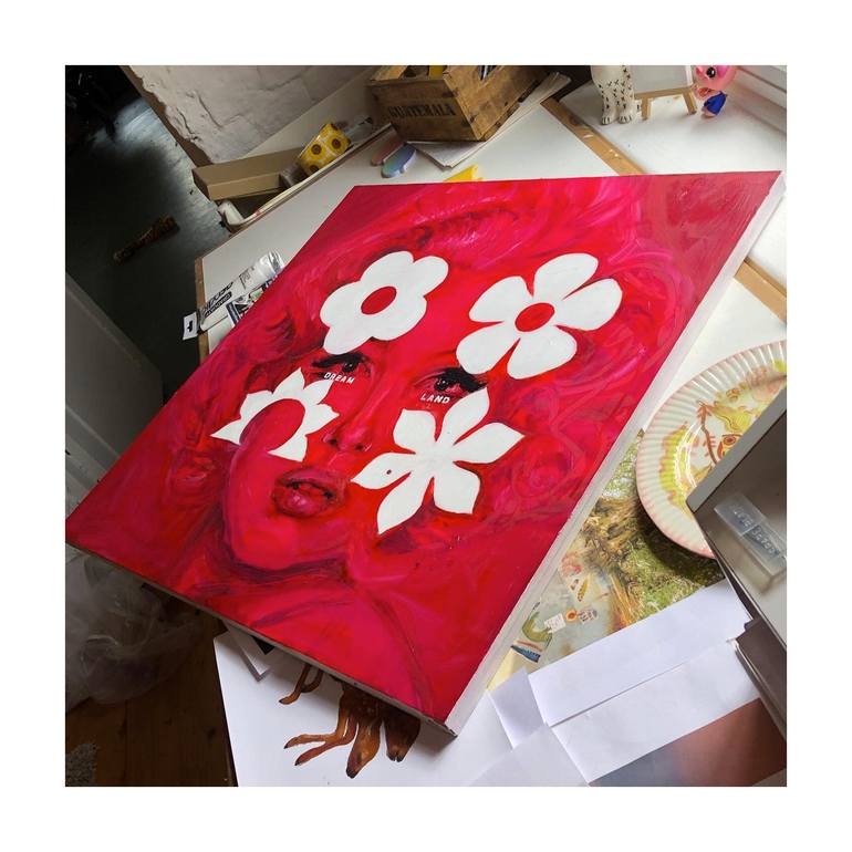 Original Art Deco Pop Culture/Celebrity Painting by Joshua Benmore