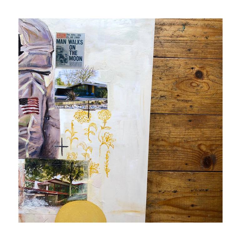 Original Abstract Outer Space Painting by Joshua Benmore