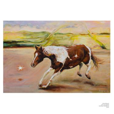 Original Figurative Horse Paintings by Joshua Benmore
