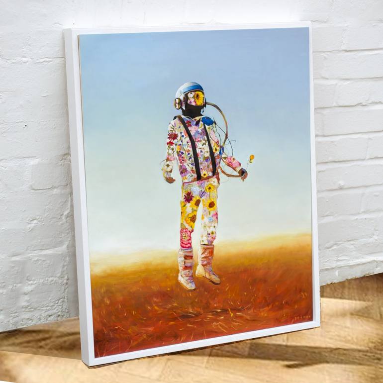 Original Figurative Outer Space Painting by Joshua Benmore