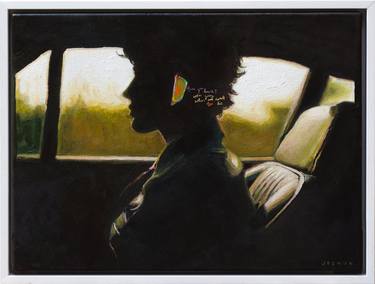 Saatchi Art Artist Joshua Benmore; Paintings, “I Watched The Road Turn Viridescent” #art