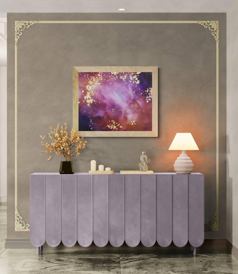 Original Baroque Abstract Painting by Valerie Ostenak