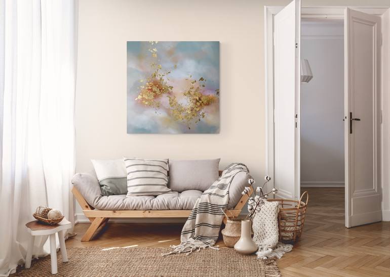 Original Abstract Landscape Painting by Valerie Ostenak