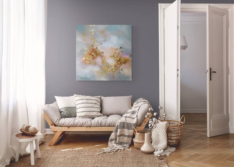 Original Abstract Landscape Painting by Valerie Ostenak