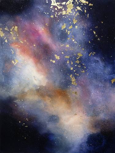 Print of Expressionism Outer Space Paintings by Valerie Ostenak