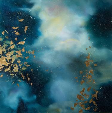 Print of Abstract Expressionism Outer Space Paintings by Valerie Ostenak