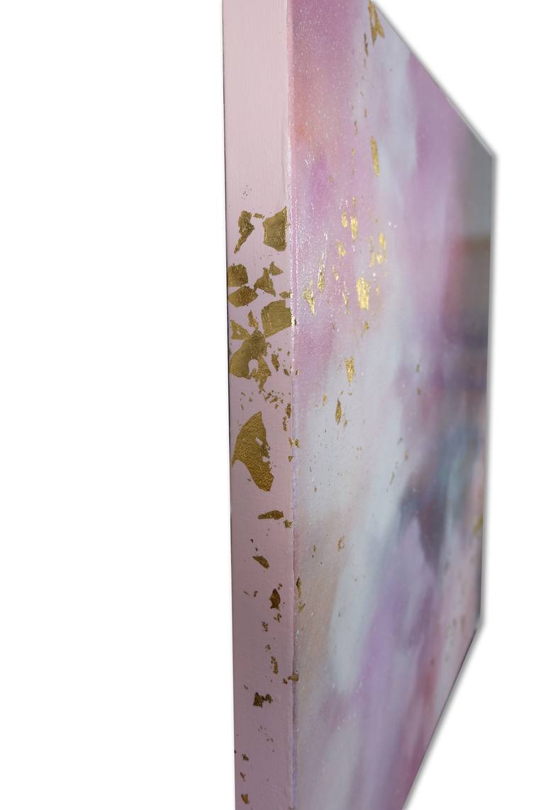 Original Abstract Outer Space Painting by Valerie Ostenak