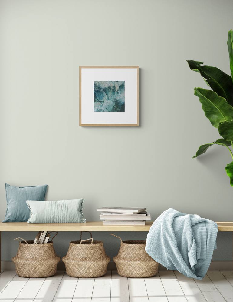 Original Abstract Water Painting by Valerie Ostenak