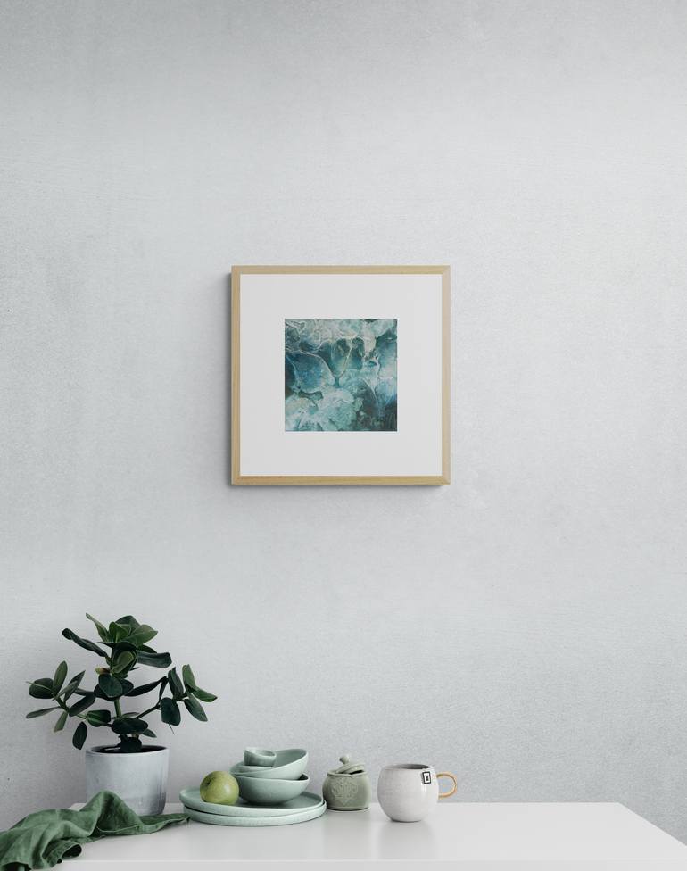 Original Abstract Water Painting by Valerie Ostenak