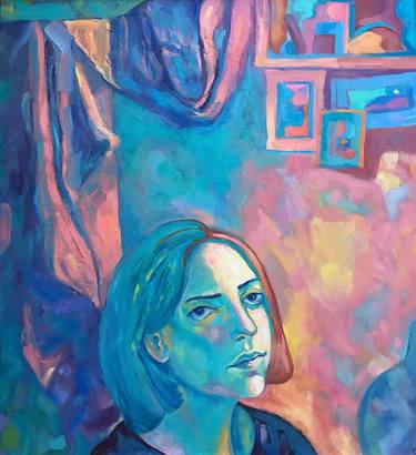 Girl in the blue room thumb