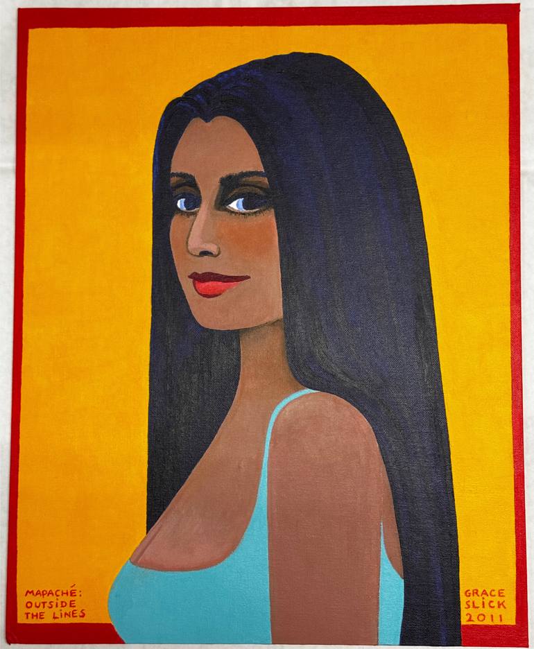 Original Contemporary Pop Culture/Celebrity Painting by Grace Slick