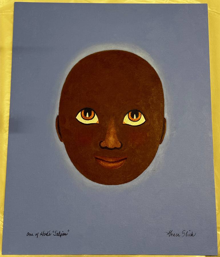 Original Pop Art Pop Culture/Celebrity Painting by Grace Slick