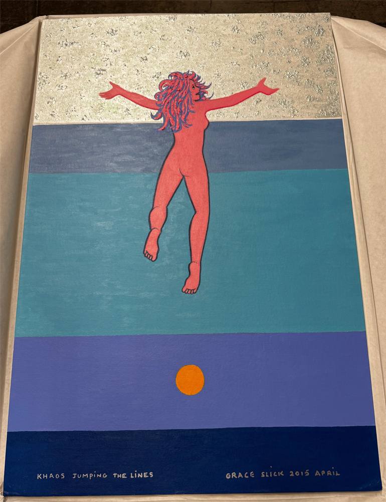 Original Contemporary Pop Culture/Celebrity Painting by Grace Slick