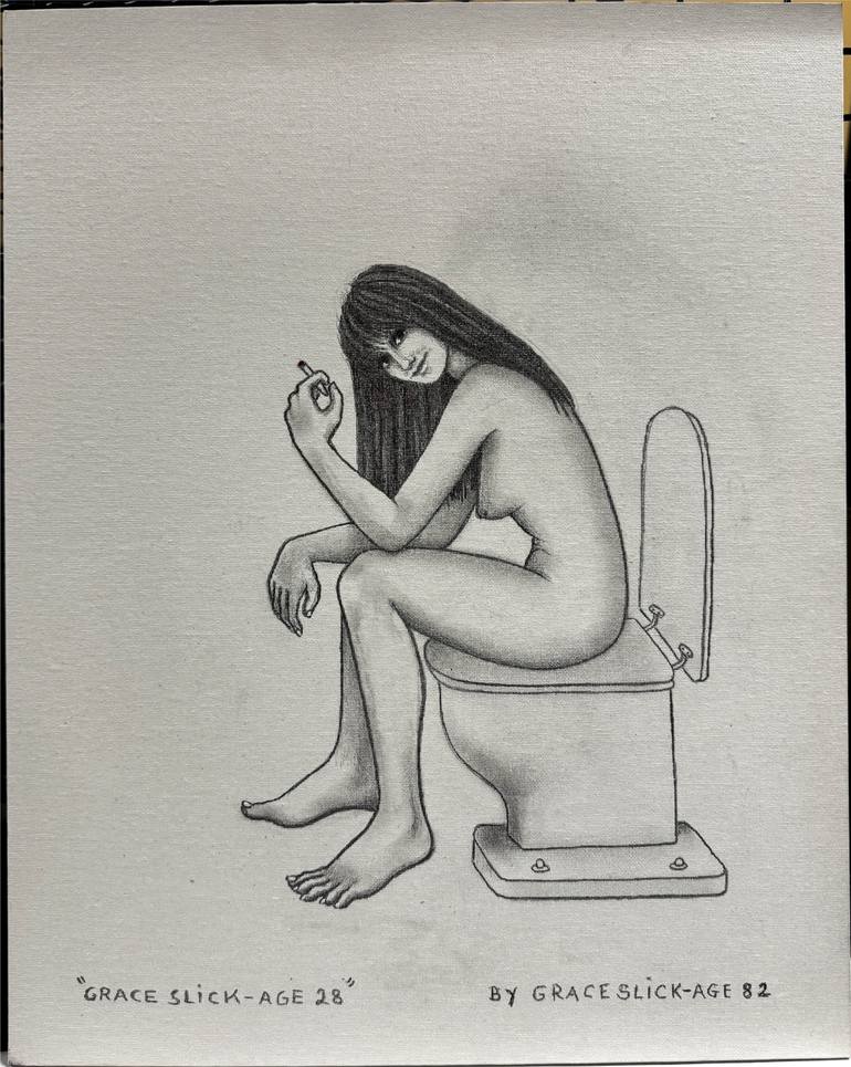 Original Contemporary Pop Culture/Celebrity Painting by Grace Slick