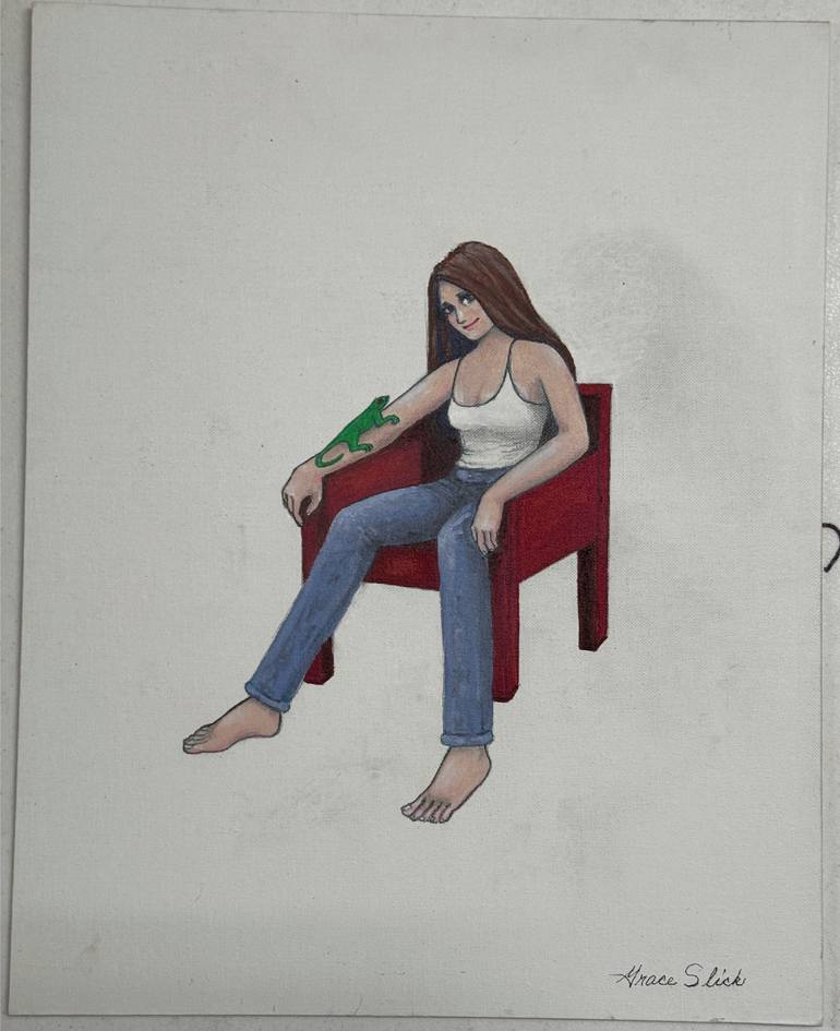 Original Contemporary Pop Culture/Celebrity Painting by Grace Slick