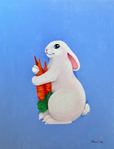 White Rabbit with Breakfast thumb