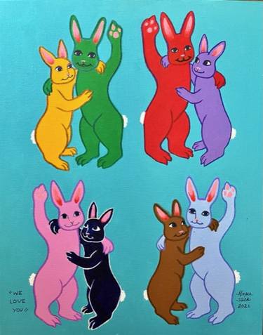 Original Animal Paintings by Grace Slick