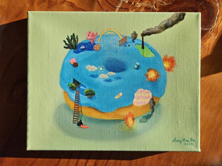 Original Figurative Food & Drink Painting by Sanghee Ahn