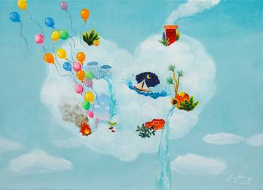 Print of Fine Art Love Paintings by Sanghee Ahn