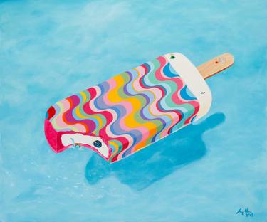 Print of Figurative Water Paintings by Sanghee Ahn