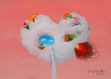 Print of Surrealism Love Paintings by Sanghee Ahn