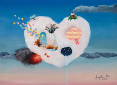 Print of Love Paintings by Sanghee Ahn