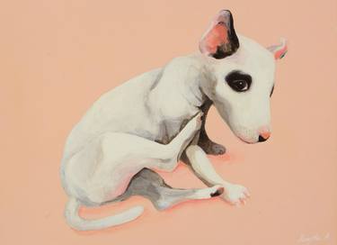 Print of Dogs Paintings by Sanghee Ahn