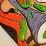 This painting represents how i see people with the stress and will for success .
