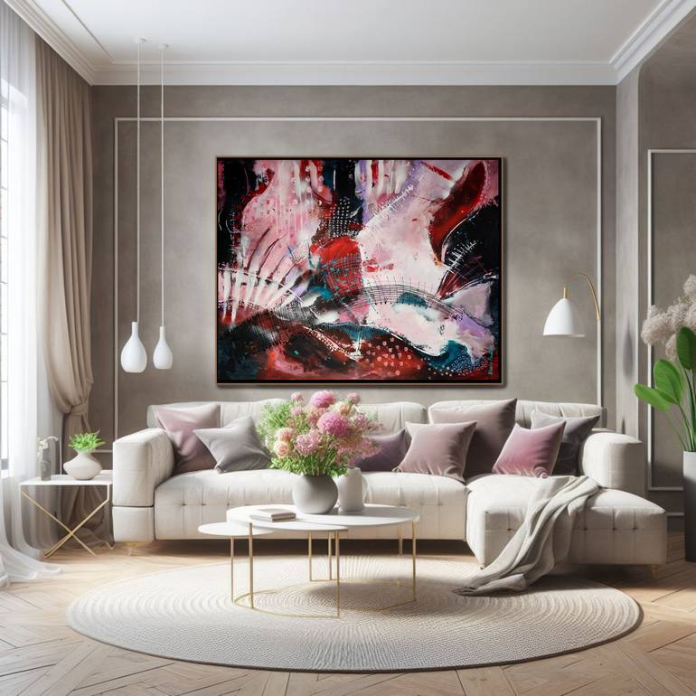 Original Abstract Expressionism Abstract Painting by Maria Penn