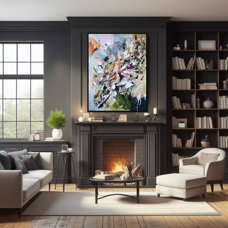 Original Abstract Expressionism Abstract Painting by Maria Penn