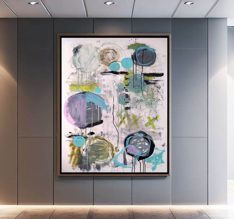 Original Abstract Expressionism Abstract Painting by Maria Penn