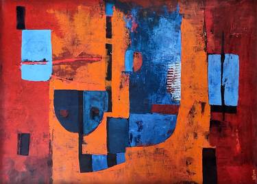 Original Abstract Expressionism Abstract Paintings by Maria Penn