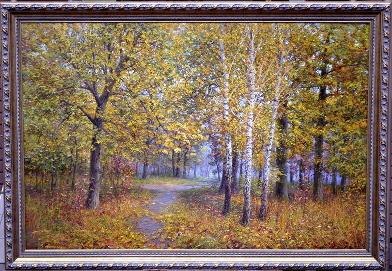 Original Realism Landscape Painting by Vladislav Metyolkin