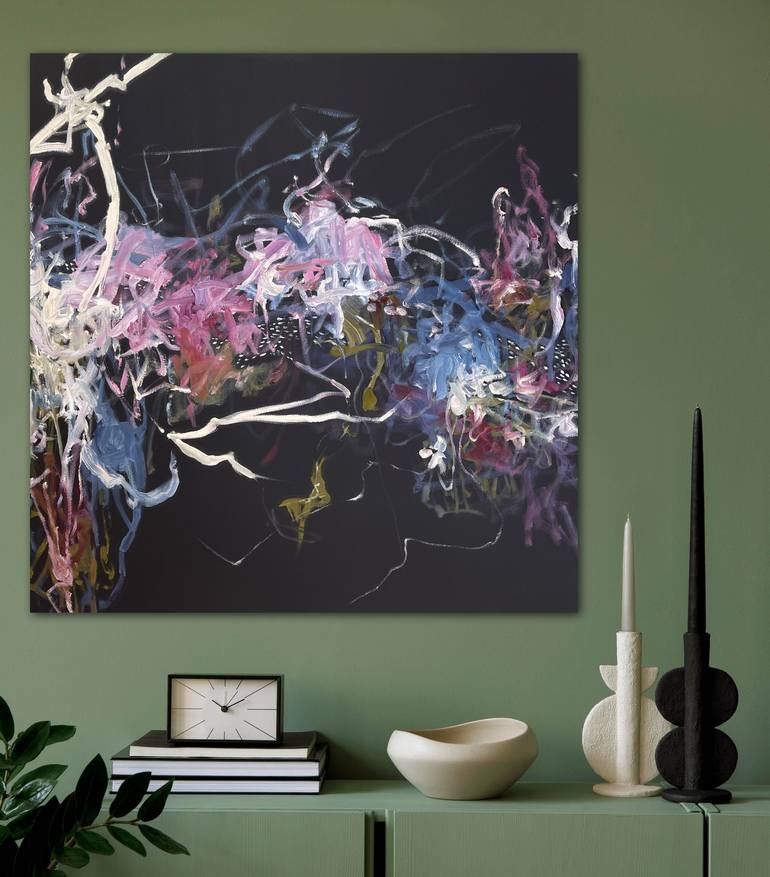 Original Abstract Expressionism Abstract Painting by Peggy Casey-Mason