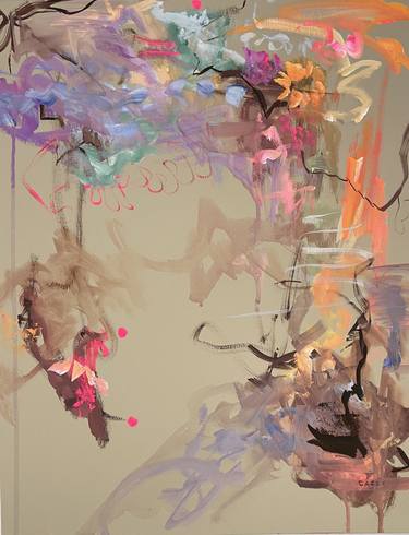 Original Abstract Expressionism Music Paintings by Peggy Casey-Mason